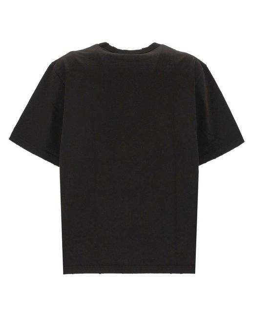 M I S B H V Black T-Shirts And Polos for men