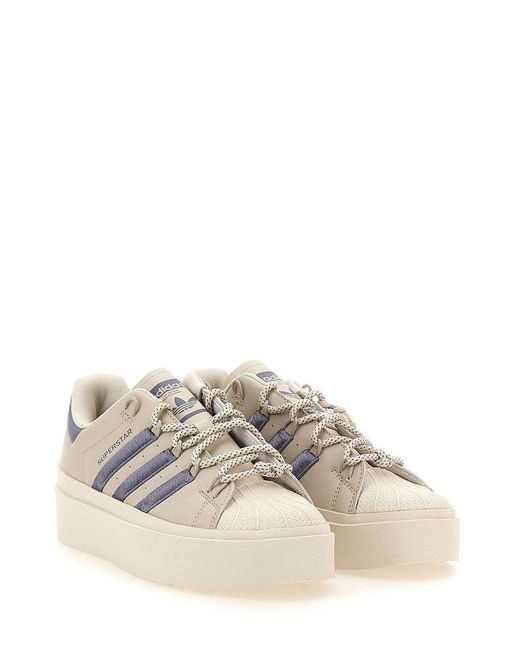 Adidas Originals Natural Superstar Bonega Lace-up Sneakers