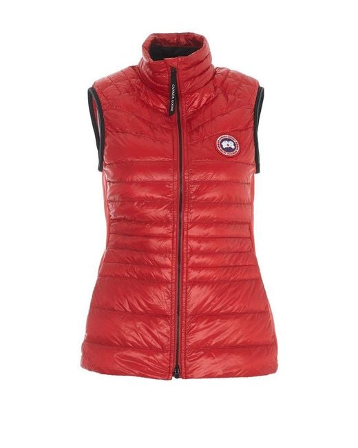 Canada goose red 2025 hybridge gilet