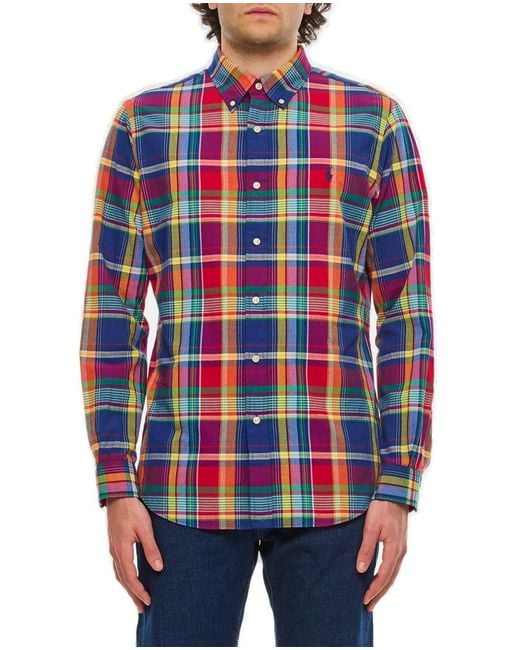 Polo Ralph Lauren Polo Pony-embroidered Checked Shirt for men