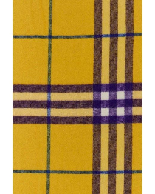 Burberry Yellow Scarves And Foulards