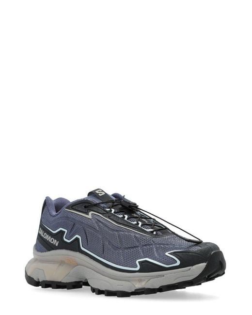 Salomon Gray Xt-Slate Mesh-Panelled Sneakers for men