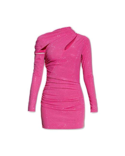 Cult Gaia 'nicole' Glossy Dress in Pink | Lyst