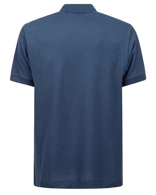 Lacoste Blue Original L.12.12 Piqué Short-Sleeved Polo Shirt for men