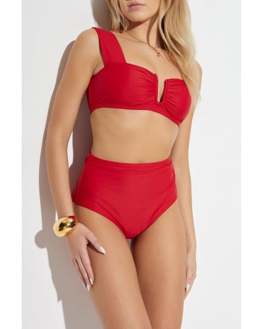 By Malene Birger Red Sculpted Activewear Set