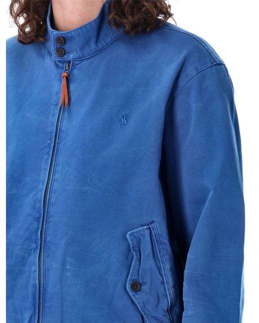 Polo Ralph Lauren Blue Bomber Jacket for men
