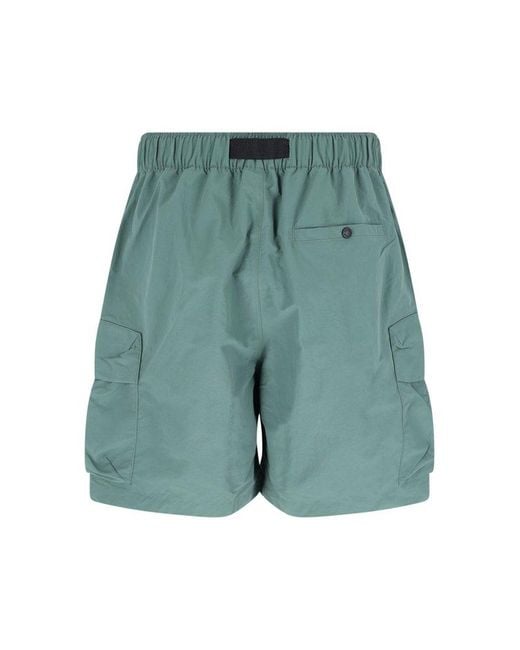 The North Face Blue Cargo Pocket Track Shorts for men