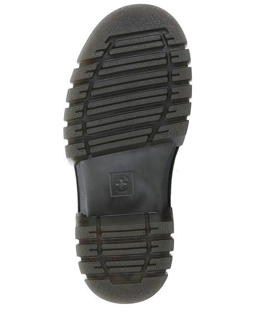 Dr. Martens Black Round-toe Buckle-fastened Sandals