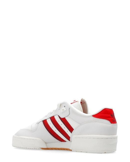 Adidas Originals Red ‘Rivalry Low’ Sneakers for men