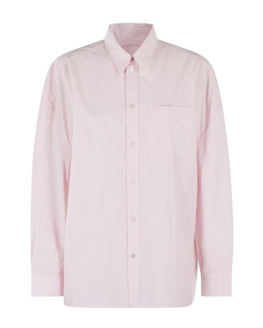 Herskind Pink Pinstripe Button-Up Shirt