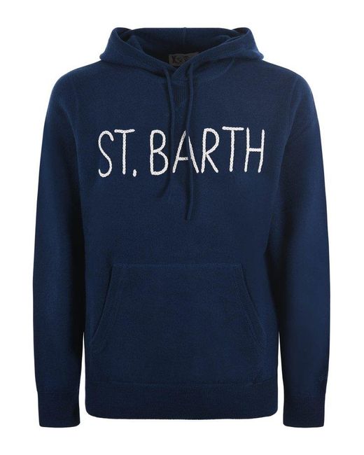 Mc2 Saint Barth Blue Sweaters for men