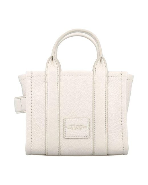 Marc Jacobs Natural The Micro Tote Leather Bag