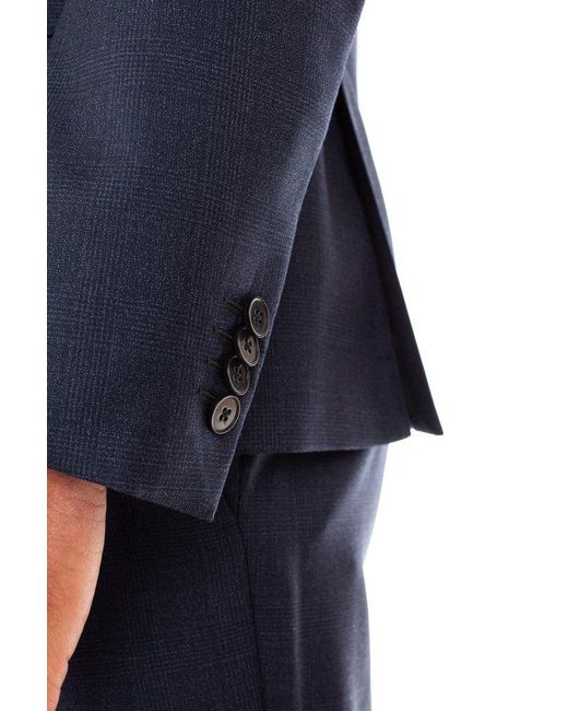 Zegna Blue Single-breasted Mid-rise Tailored Suit for men
