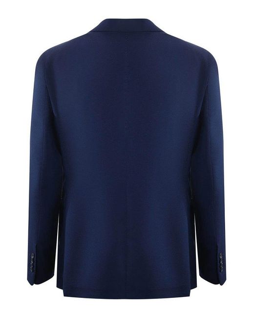 Tagliatore Blue Montecarlo Single-Breasted Blazer for men