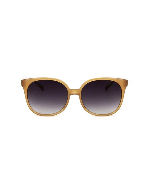 Linda Farrow Black X Matthew Williamson Cat Eye Frame Sunglasses