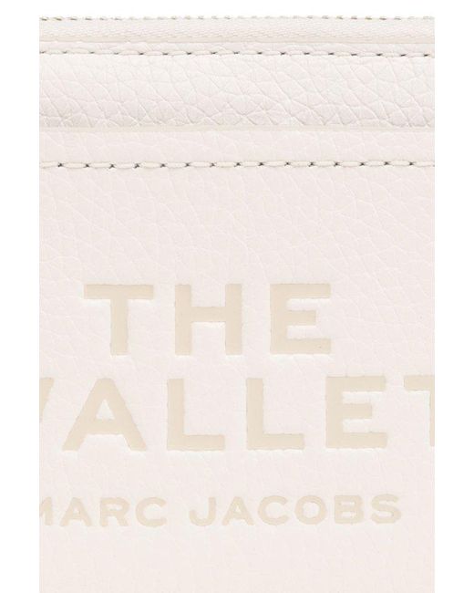Marc Jacobs Pink Logo Printed Zipped Mini Compact Wallet