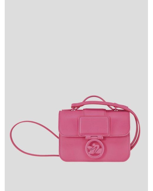 Longchamp Xs Boxtrot Foldover Top Crossbody Bag in Pink Lyst