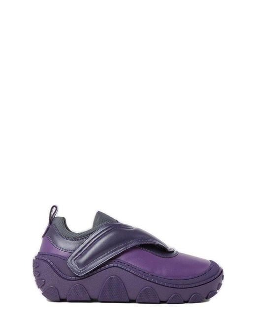 Kiko Kostadinov Purple Tonkin Touch-strap Almond Toe Sneakers for men
