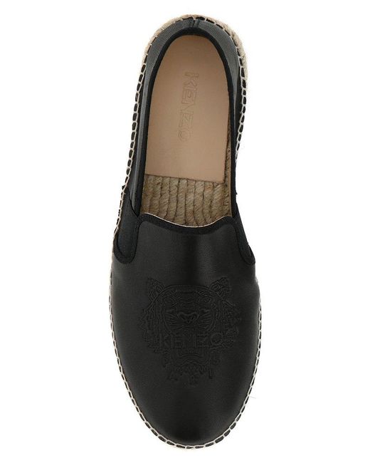 Kenzo leather sale tiger espadrilles