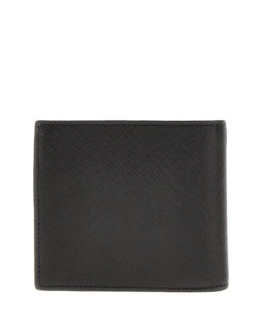 Vivienne Westwood Black Orb-logo Bi-fold Wallet