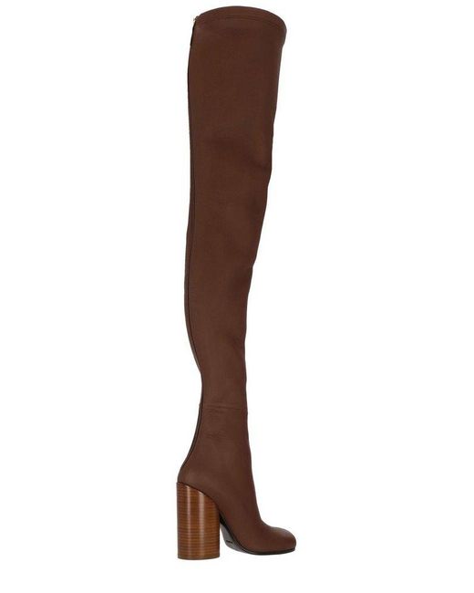 Burberry Brown Over-the-knee Sock Boots