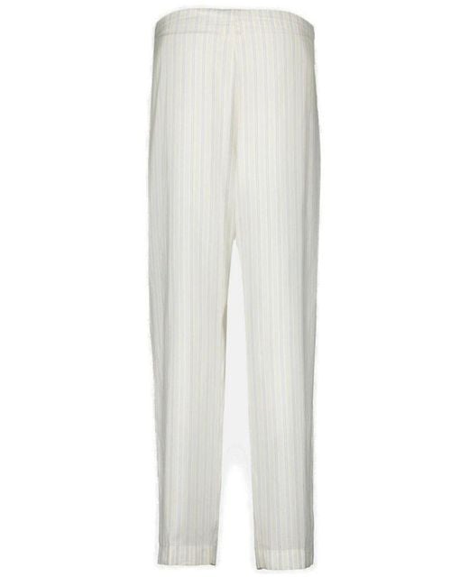 Khaite White Trenton Pants