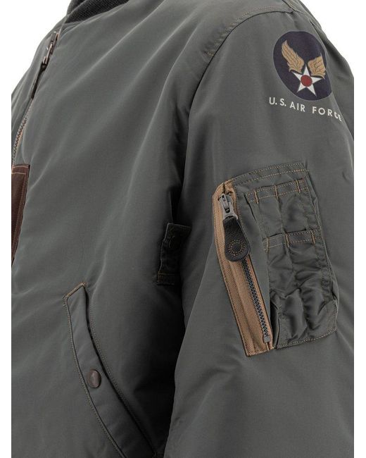Buzz Rickson's U.S. Air Force Bomber Jacket in Grey for Men | Lyst UK