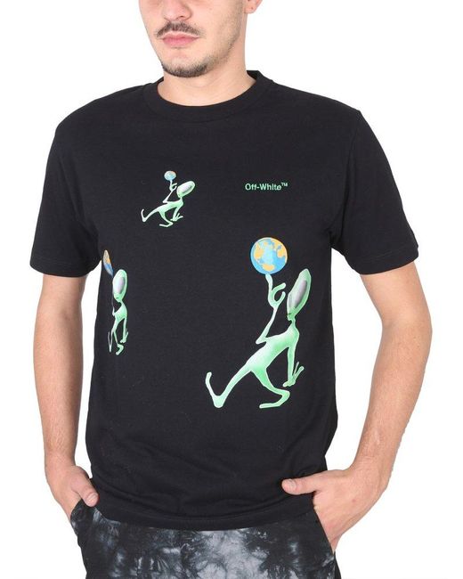 Off-White c/o Virgil Abloh Black Alien Arrow T-shirt for men