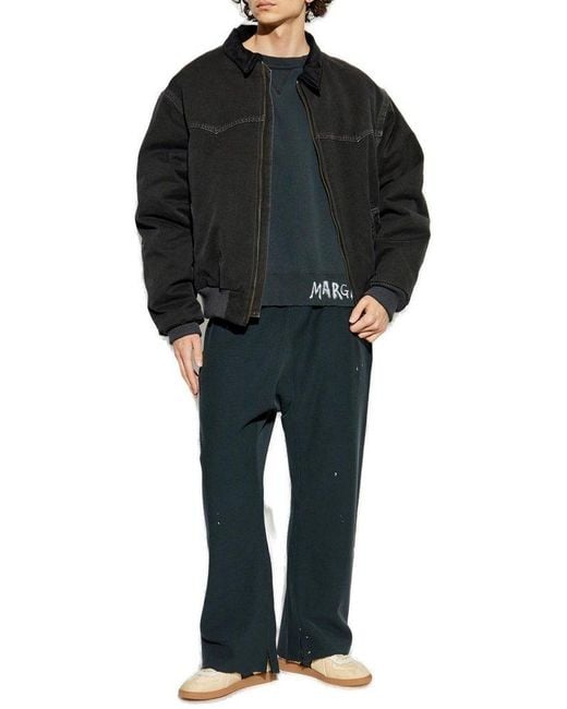 Maison Margiela Yoke Caban Jacket in Black for Men | Lyst