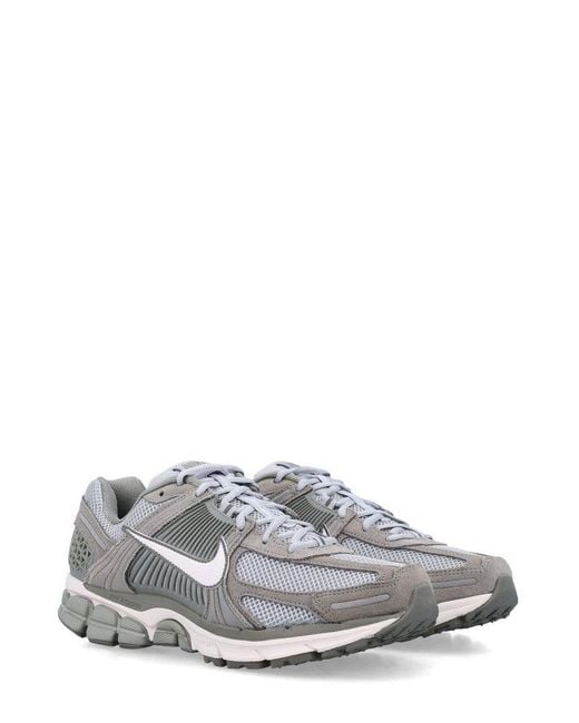 Nike Gray Zoom Vomero 5 Lace-Up Sneakers