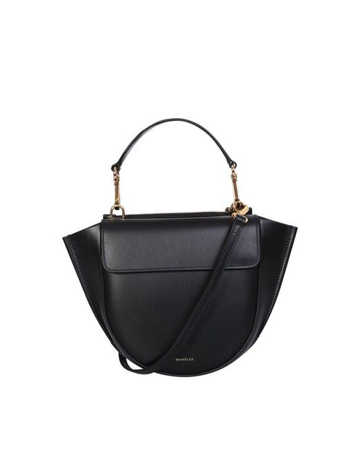 Wandler Black Hortensia Mini Shoulder Bag