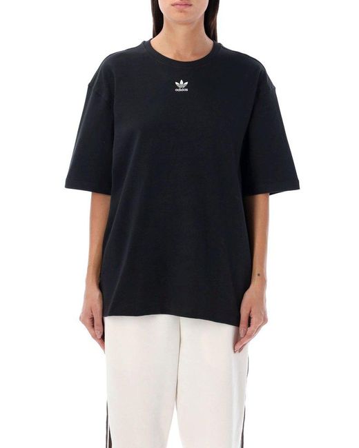 Adidas Originals Black Plus Size Adicolor Essentials T-shirt