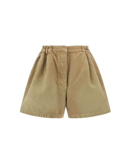 Prada Natural Bermuda Shorts