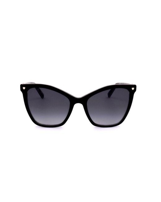 Love Moschino Black Cat-Eye Frame Sunglasses