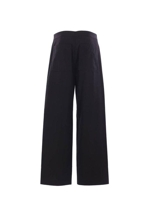 Totême  Blue Twisted Seam Trousers