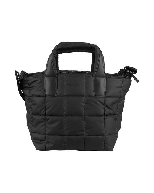 VEE COLLECTIVE Black Porter Shopper Small Top Handle Bag