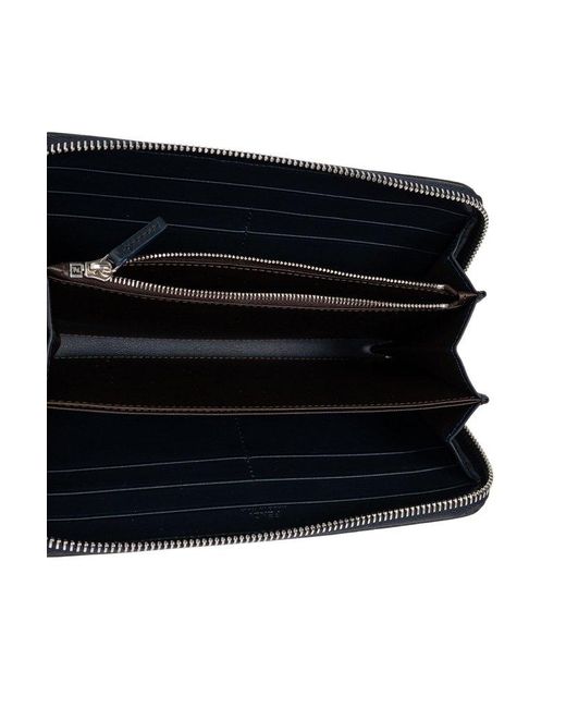 Fendi Monogram Wallet in Blue for Men Lyst