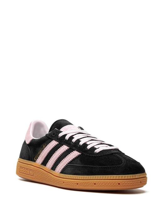 Adidas Originals Black Handball Spezial Lace-Up Sneakers for men