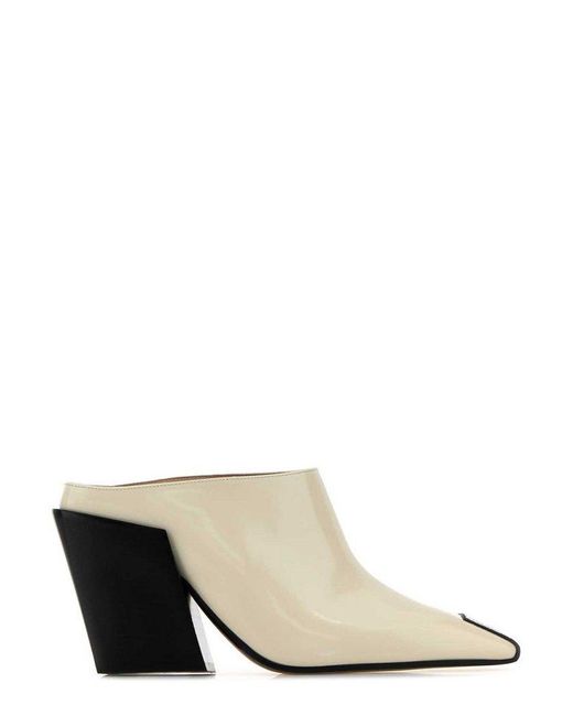 Bottega Veneta Black Ventura Mules