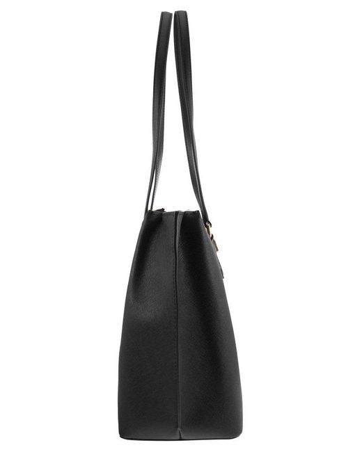 MICHAEL Michael Kors Black Ruby Large Saffiano Leather Tote Bag