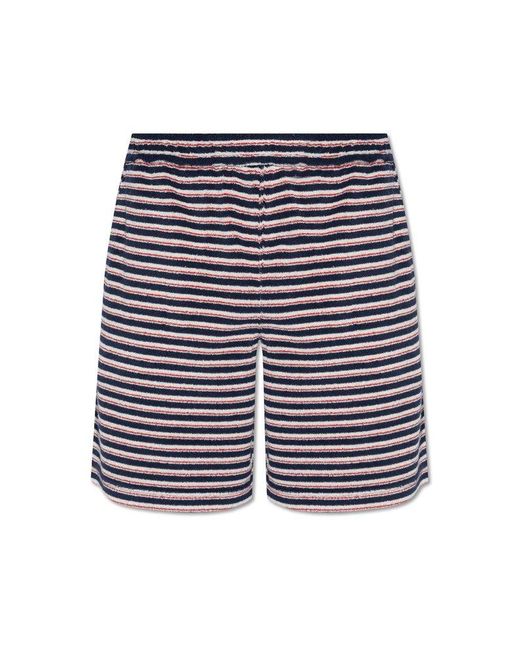 Marni Blue Striped Shorts, for men