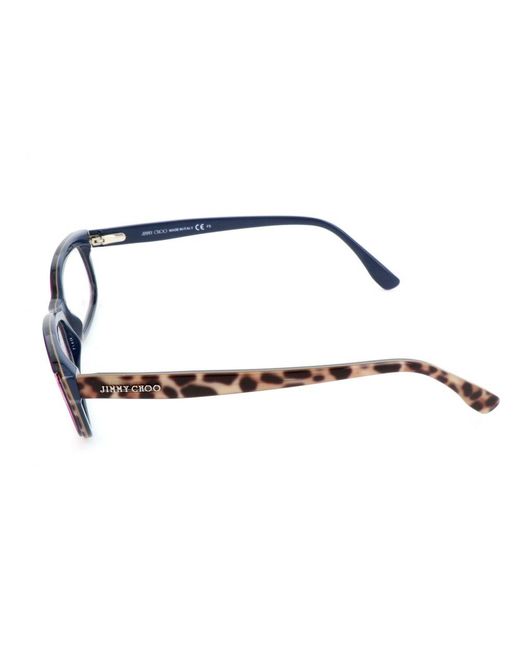 Jimmy Choo Black Rectangular Frame Glasses