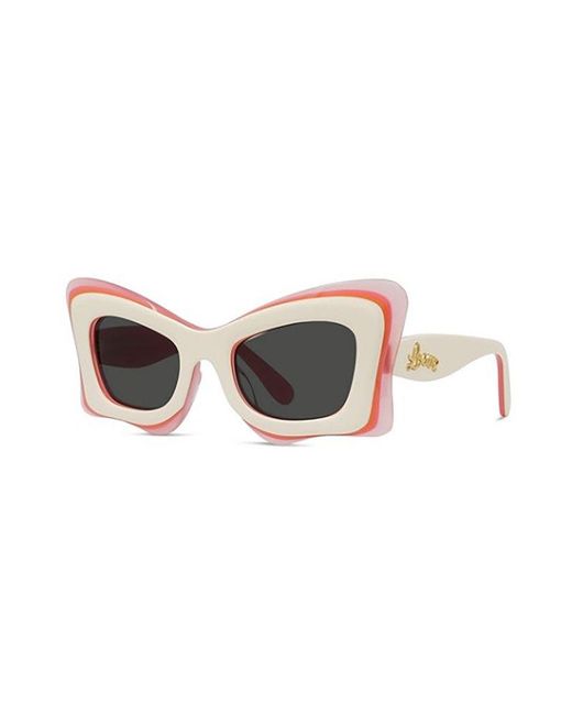 Loewe Multicolor Butterfly Frame Sunglasses