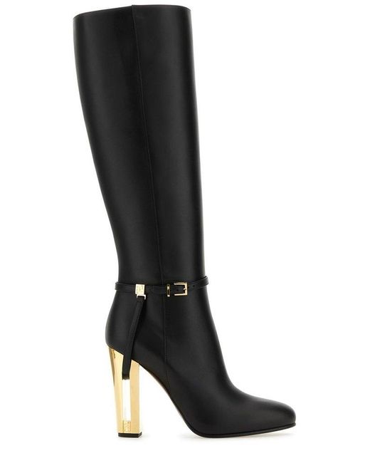 Fendi Black Delfina High-heeled Boots