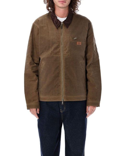 Dickies Brown Lucas Wax Jacket for men