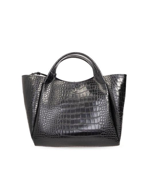 Emporio Armani Black Shopper Bag,
