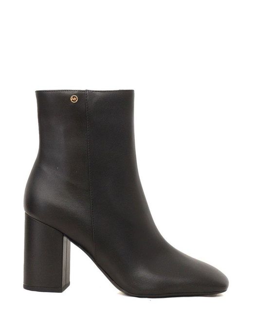 MICHAEL Michael Kors Black Hazel Ankle Boots