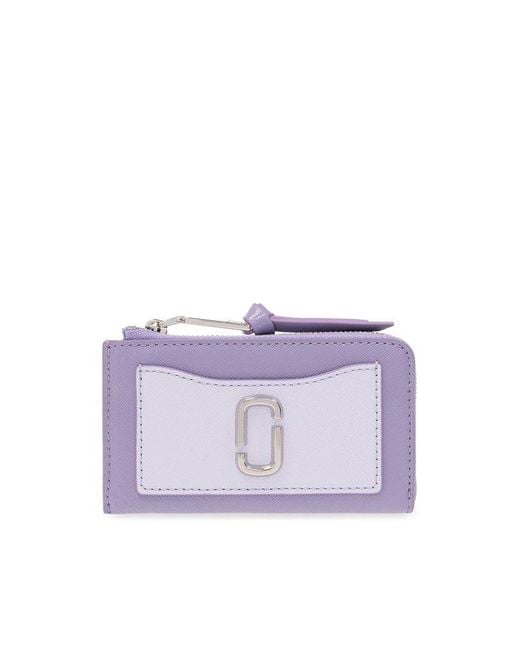 Marc Jacobs Purple Leather Wallet