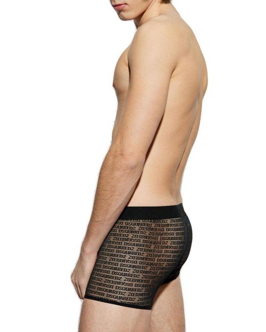 DSquared² Black Lace Boxers for men