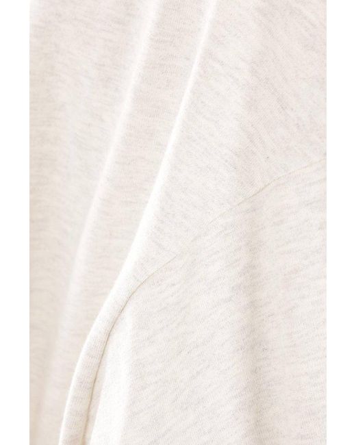 Adidas White Logo Printed Long-sleeve T-shirt